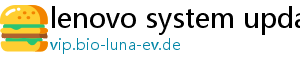 lenovo system update